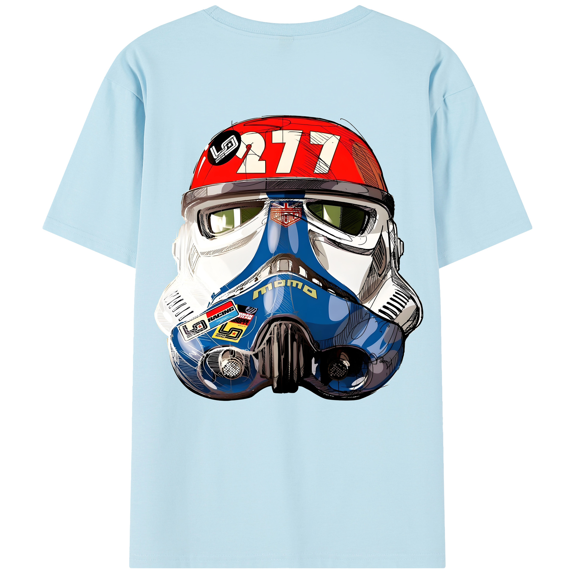 （画像用） スター・ウォーズ Star Wars 綿100％半袖Tシャツ（背面プリント）